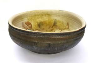 Lot 50 - Milton Moon Australian Studio Pottery Large Stoneware Bowl - squared of