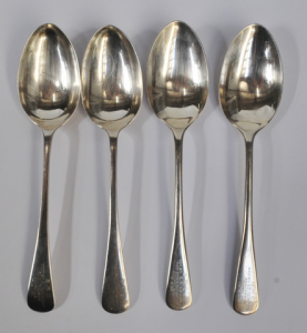 Lot 64 - 4 x c1929-31 Ernest King Newman Sterling Silver Bendigo Rifle Club Tabl