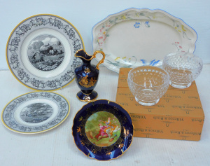 Lot 19 - Group lot of Ceramics & Glass inc Villeroy & Boch Audun Ferme p