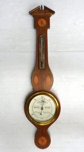 Lot 43 - Vintage Short & Mason Sheraton Style Wall Barometer with Classical