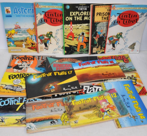 Lot 137 - Lot of Vintage Comics incl Footrot Flats, Calvin & Hobbs, Asterix