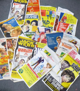 Lot 140 - Large lot Vintage Day Bill Movie Posters (some AF), incl Jane Eyre, Th