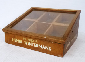 Lot 237 - Vintage Henri Wintermans Wooden Display Humidor Case