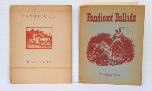 Lot 261 - 2 x vintage Folios - Bandicoot Ballads - Vol 1 numbers 1- 8 & vol