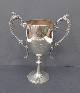 Lot 263 - Vintage 1923 HAW Hamilton Amateur Wheelers Fogarty Cup Trophy - Won by