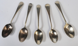 Lot 316 - 5 x 1930s Ernest King Newman EPNS Teaspoon Shooting Trophies - All eng