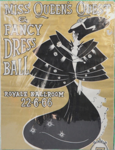 Lot 359 - Vintage unframed Poster for Miss Queen's Quest & Fancy Dress Ball