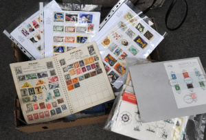 Box lot of Vintage Stamp & Philatelic Ephemera incl Heaps of First Day Cover