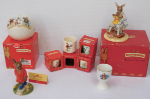 Group lot of Royal Doulton Bunnykins Ceramics mostly boxed inc Figures - My Rock