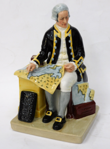 Vintage Royal Doulton Captain Cook character Figure HN 2889 (1980-84) by Willia