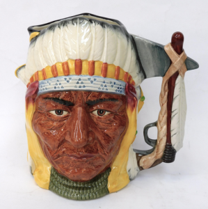 Vintage Royal Doulton General George Custer & Sitting Bull Large Character