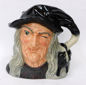 Vintage Royal Doulton The Witch large Character Jug D 6893 issued 1991 19cm H