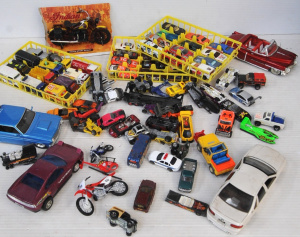 Box lot - vintage & modern Kids Toy dicasts - heaps Matchbox & hot wheel