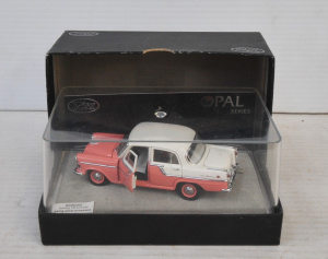 Boxed Trax Opel series diecast - FC Holden Sedan in Pink & White