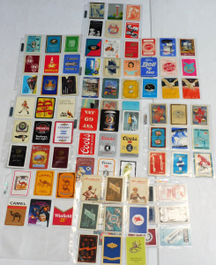 Group lot Vintage Advertising Swap Cards inc Ampol, Camel, Fosters, Vat 69, Drov