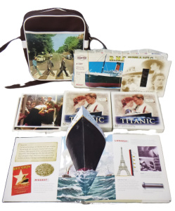 Group Lot Mixed Items - The Beatles Abbey Road Cross Body Bag & Titanic Them