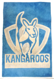 Modern North Melbourne Kangaroos Floor Rug - 113x74cm