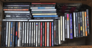 Box lot of Cds incl Red Hot Chilli Peppers, Nirvana, ZZ Top, Powderfinger etc